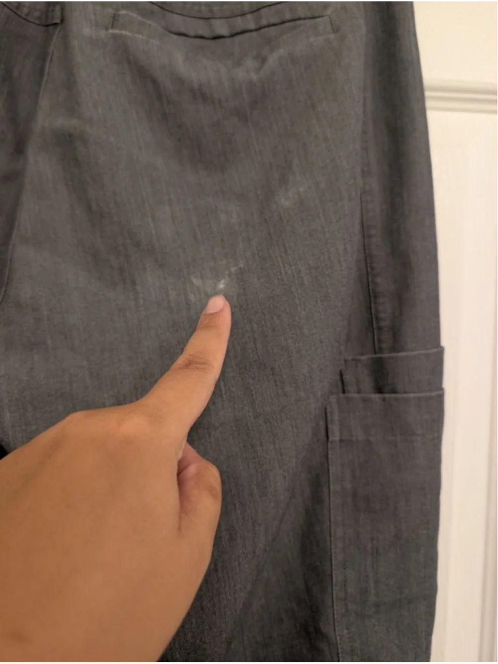Men's FIGS Gray Technical Collection Straight Leg Scrub Pants M Graphite Grey